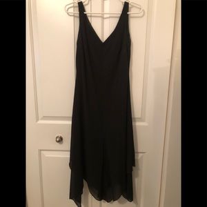 Beaded black cocktail dress